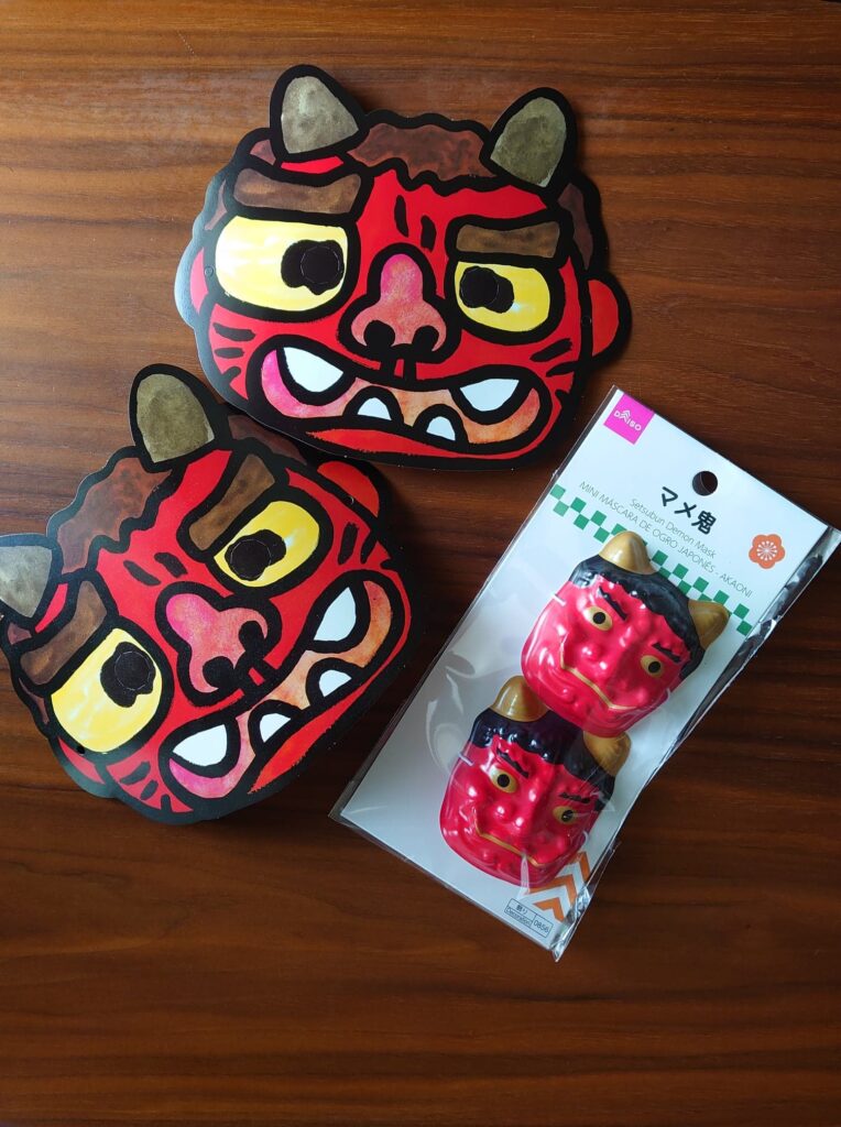 Setsubun's oni masks.